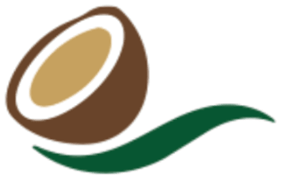 Mythri Oil Mills logo — a coconut and swoosh mark